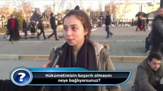 Hükümetimizin başarılı olmasını neye bağlıyorsunuz?