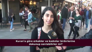 Kuran'a göre erkekler ve kadınlar birbirlerine sarılabilirler mi? (İzleyici sorusu)