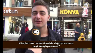 Kitaplarınızı neden ücretsiz dağıtıyorsunuz, neyi amaçlıyorsunuz?