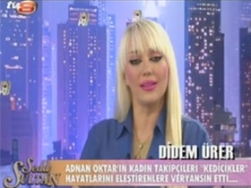 Didem Ürer'in TV 8 kanalı ile yaptığı canlı telefon bağlantısı