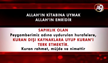 Kuran’ı haşa yetersiz görmek büyük bir fitnedir.